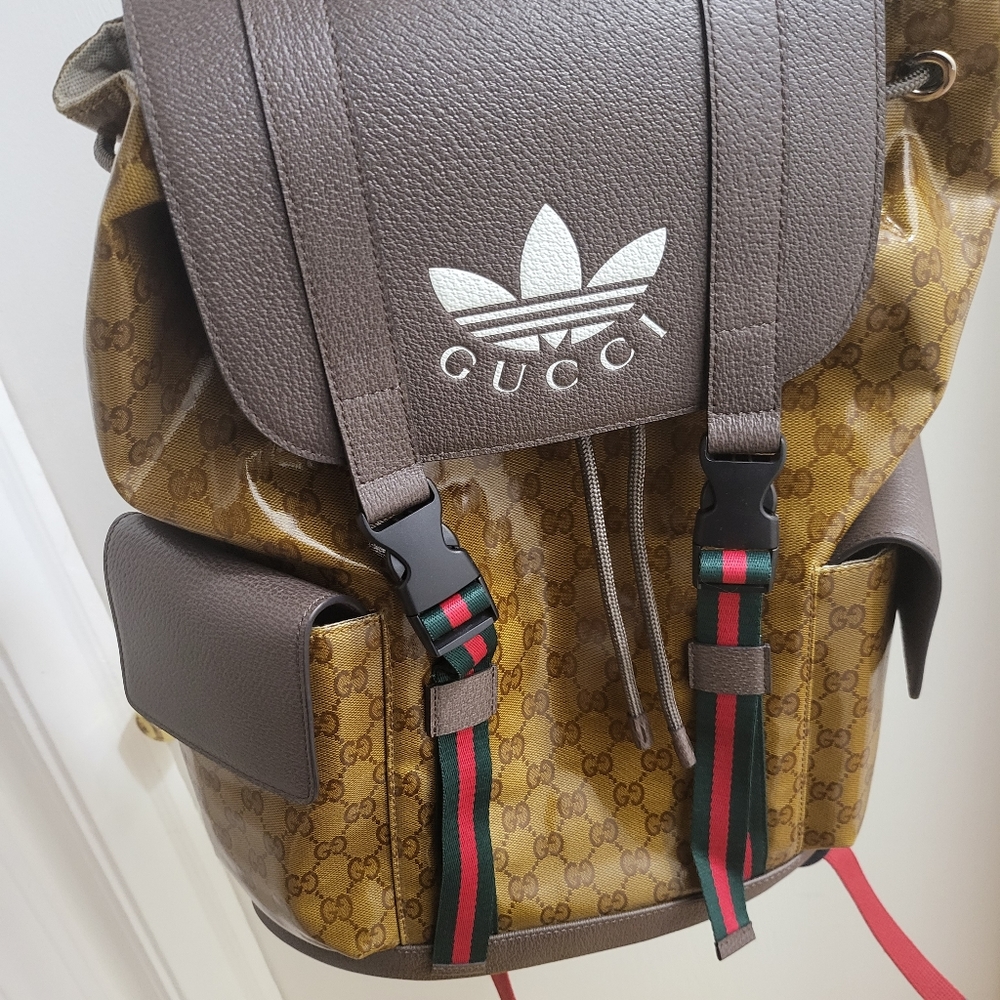Authentic Addidas x Gucci Backpack - Picture 4 of 14